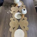 Tischläufer in Jute-Optik, Handgemacht