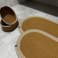 Serra Badezimmer-Set aus Jute 4'er Set