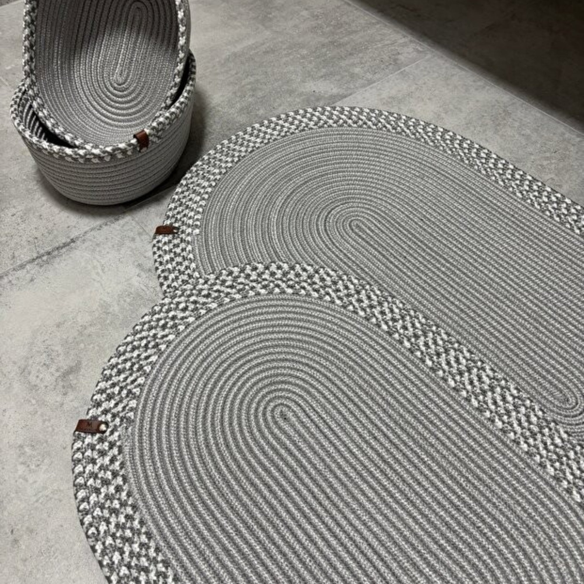 Serra Badezimmer-Set aus Jute 4'er Set