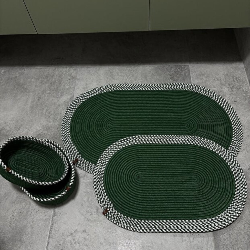 Serra Badezimmer-Set aus Jute 4'er Set