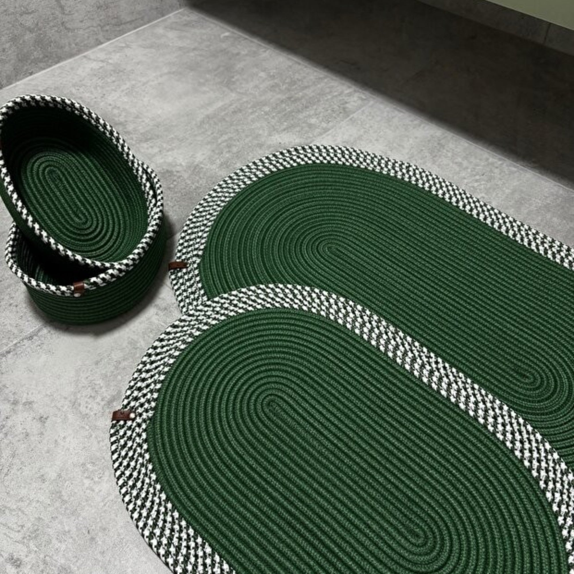 Serra Badezimmer-Set aus Jute 4'er Set