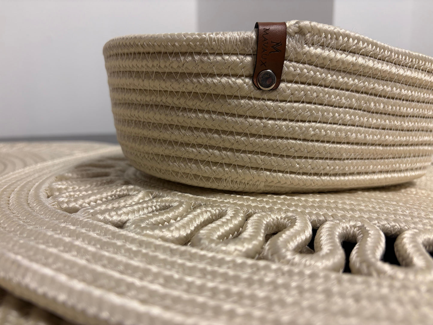 Terra Badezimmer-Set aus Jute Creme